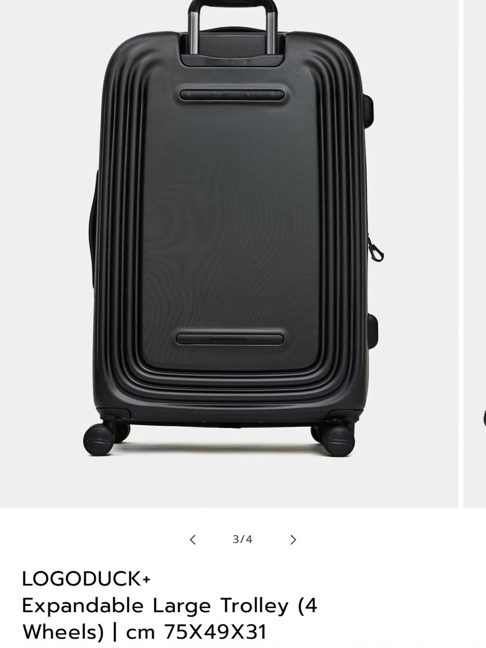 Mango Duck Black Suitcase
